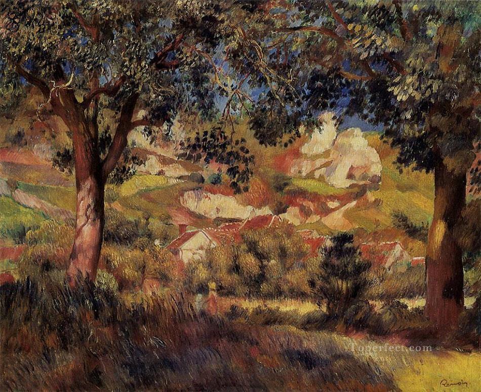 Paisaje en La Roche Guyon Pierre Auguste Renoir Pintura al óleo